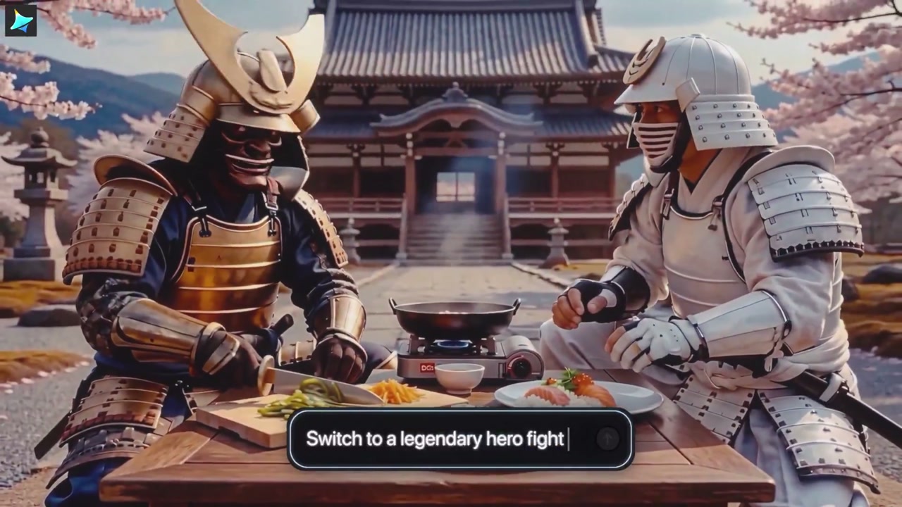 Samurai Sushi - Switch to a Legendary Hero Fight frame 3